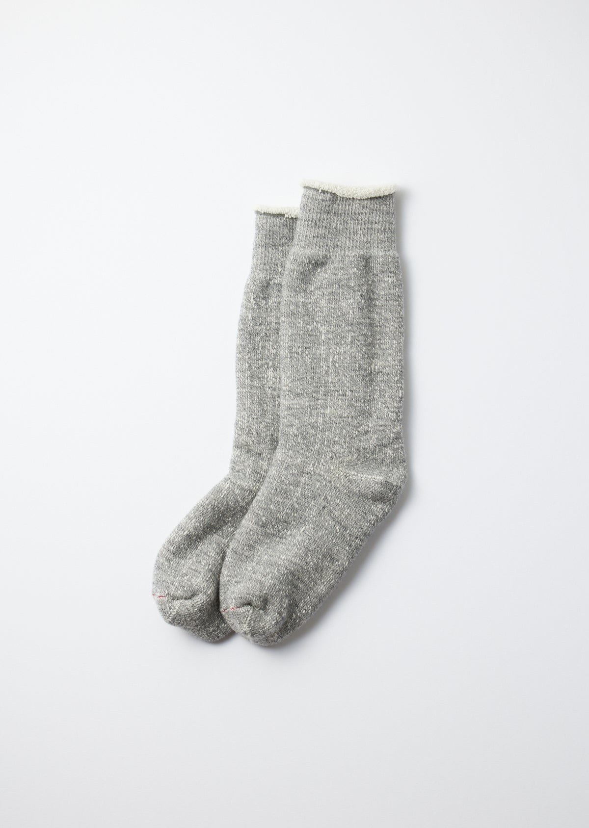 Double Face Crew Socks - Grey - R1001