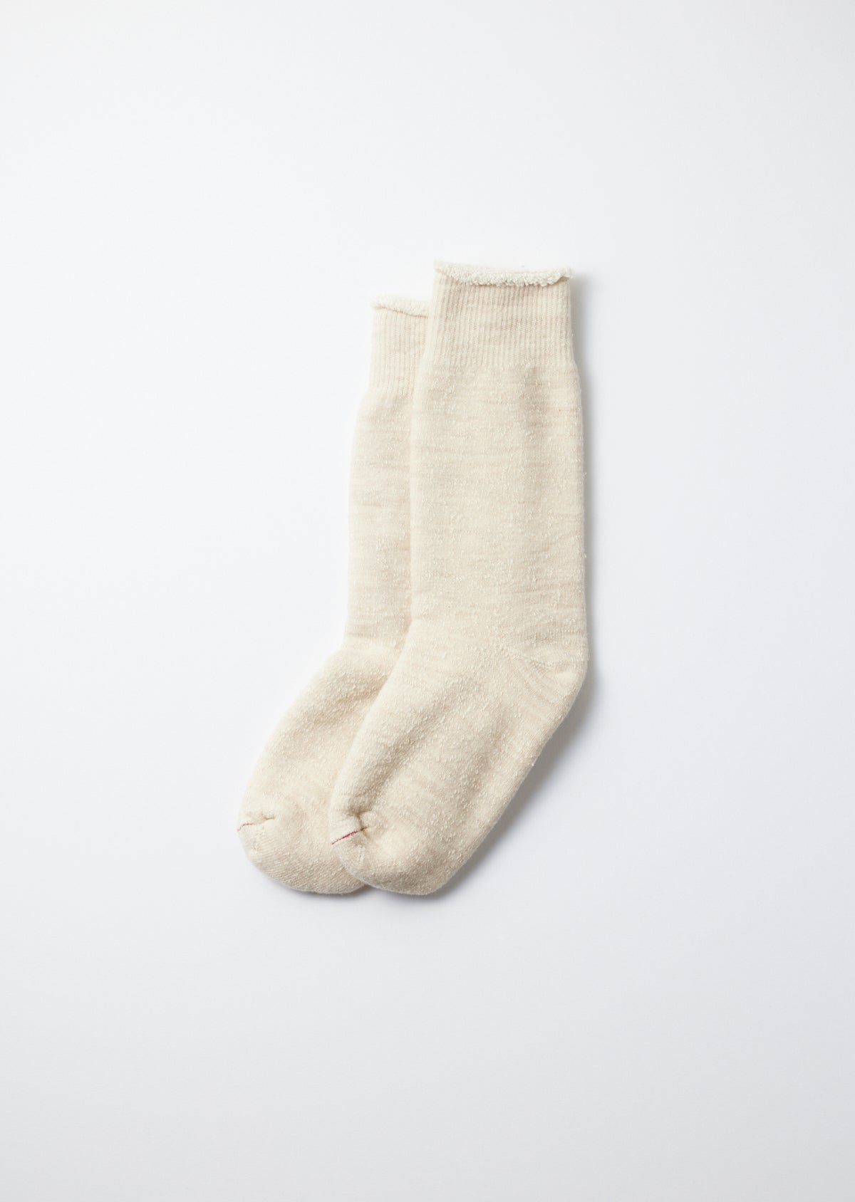 Double Face Crew Socks - Oatmeal - R1001