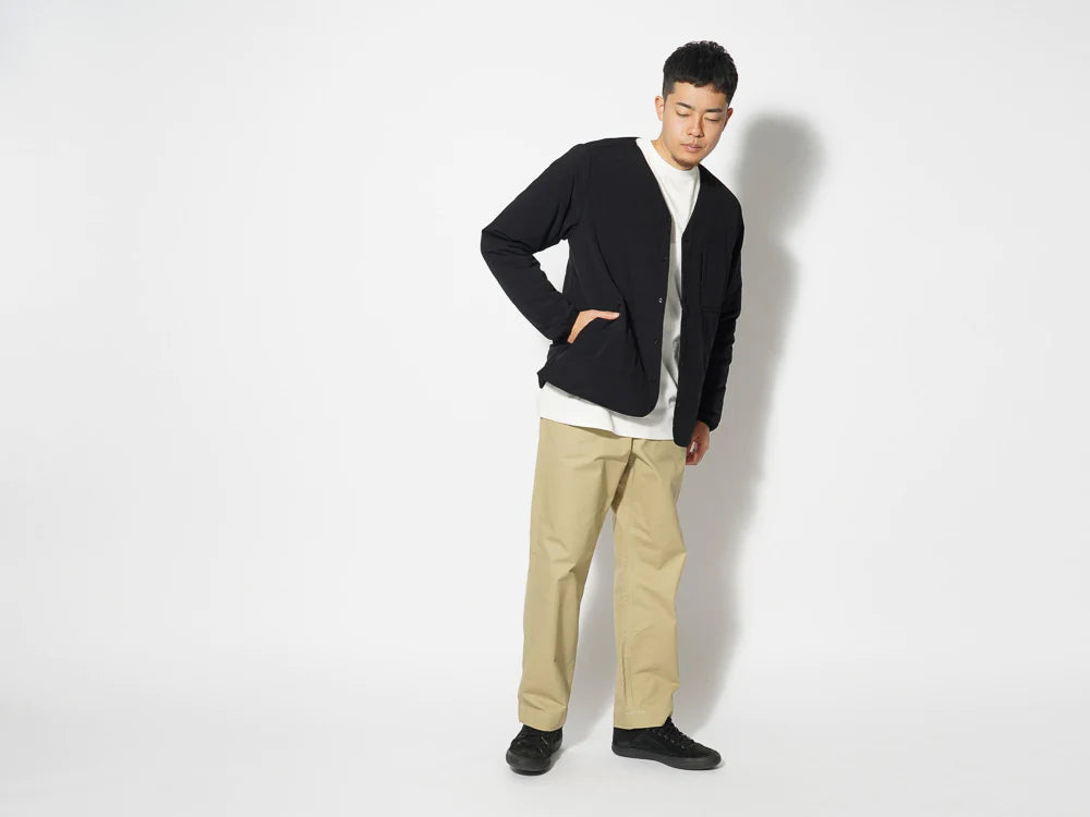Flexible Insulated Cardigan - Black