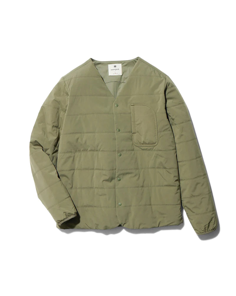 Flexible Insulated Cardigan - Olive