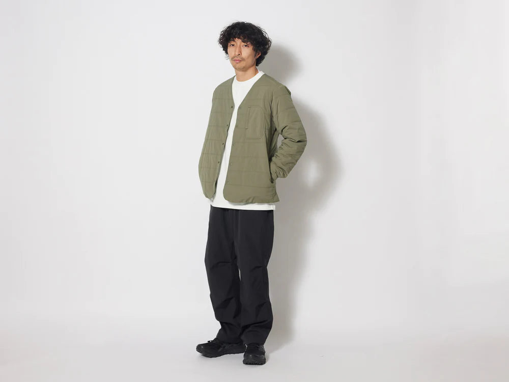Flexible Insulated Cardigan - Olive