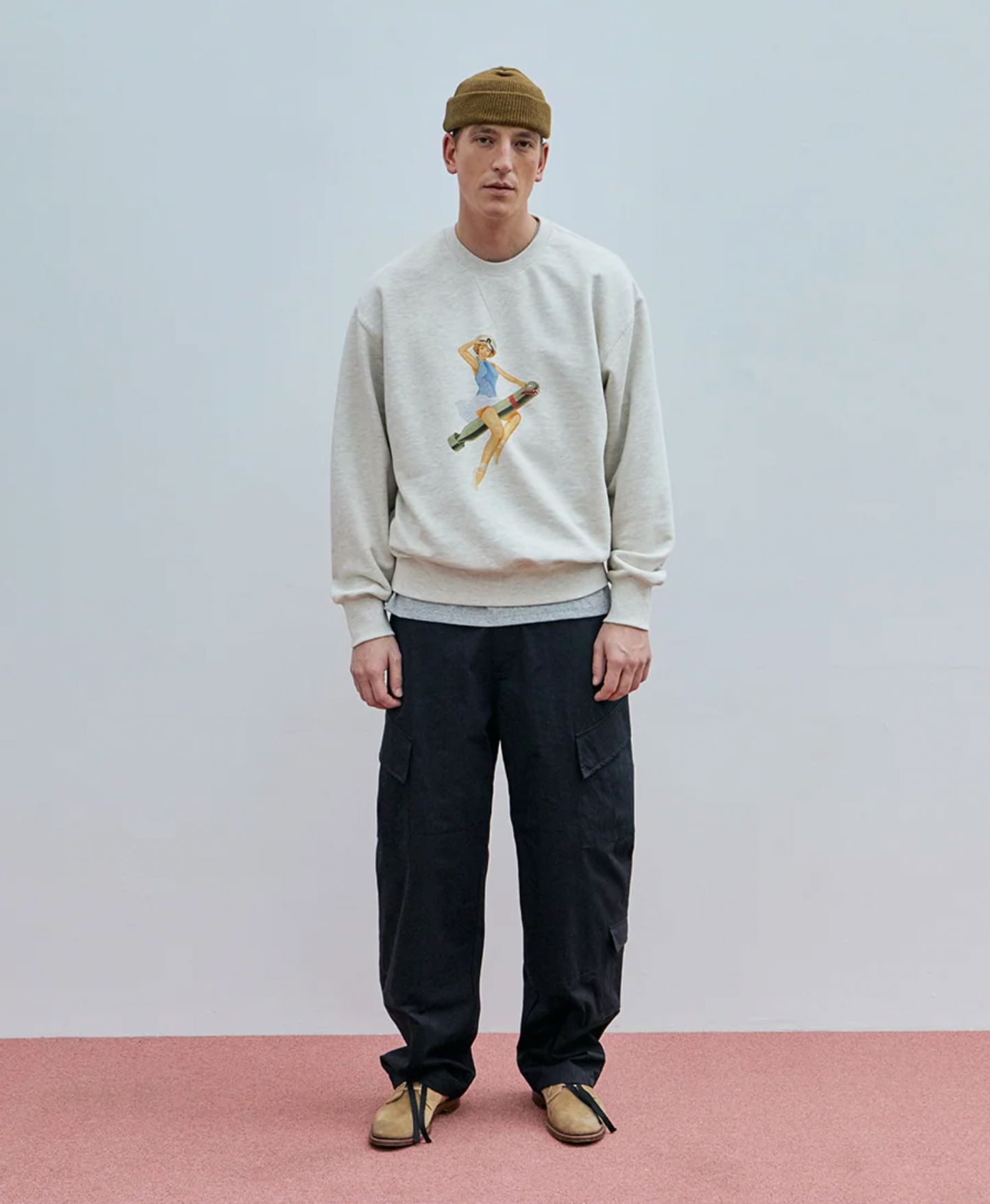 Pin Up Bomb Sweatshirt - Melange