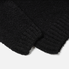 Alpaca Boucle Knit - Black