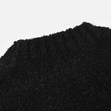 Alpaca Boucle Knit - Black
