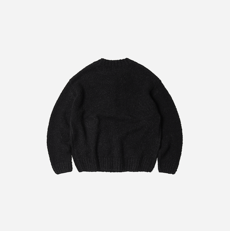 Alpaca Boucle Knit - Black