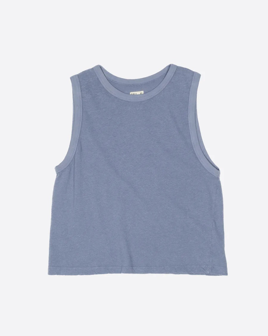 Johnny Top - Cotton Hemp - Riviera Blue