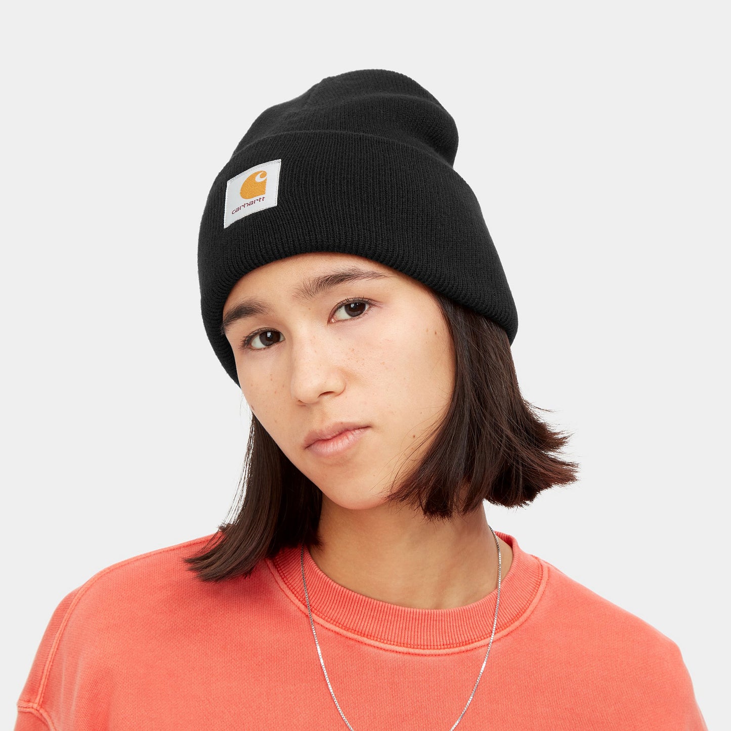 Acrylic Watch Hat - Black