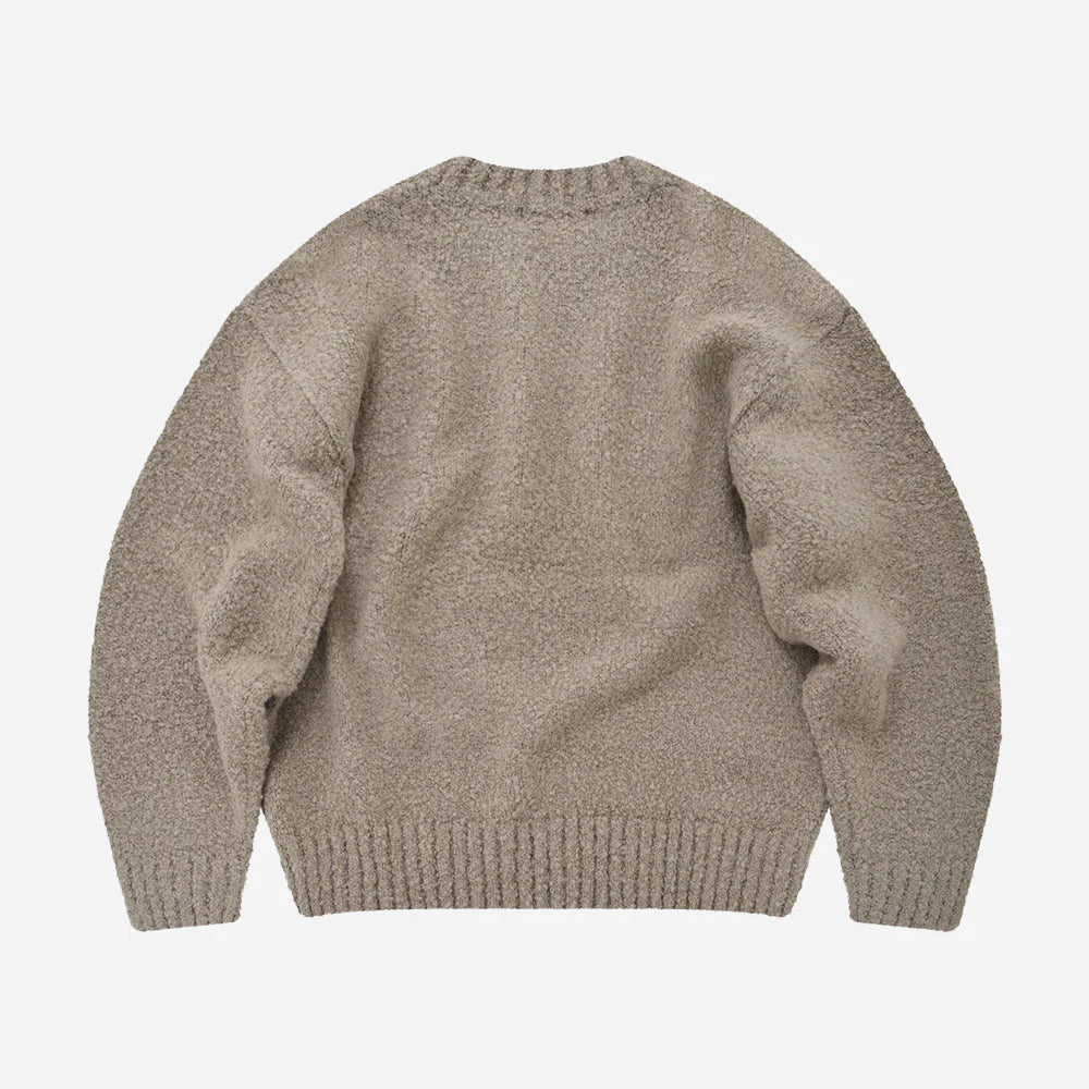 Alpaca Boucle Knit - Cocoa