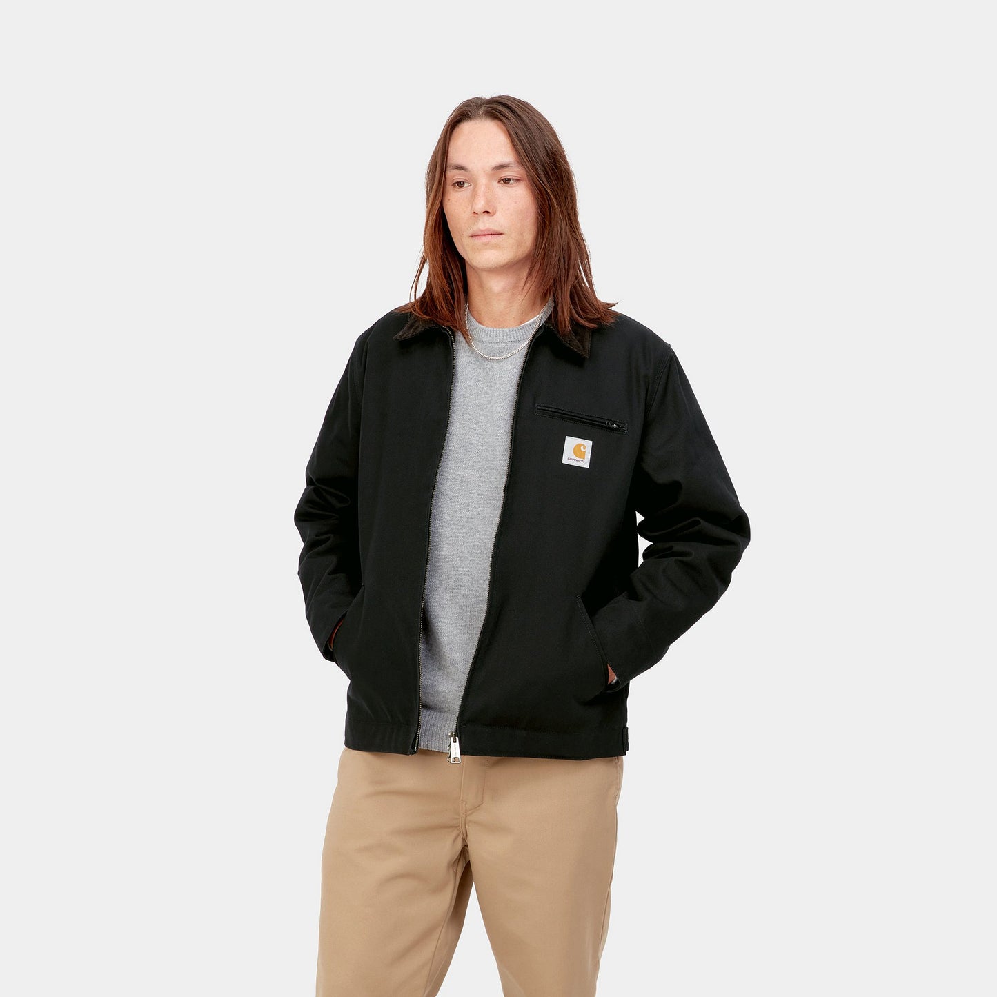 Detroit Jacket - Black/Black Rigid