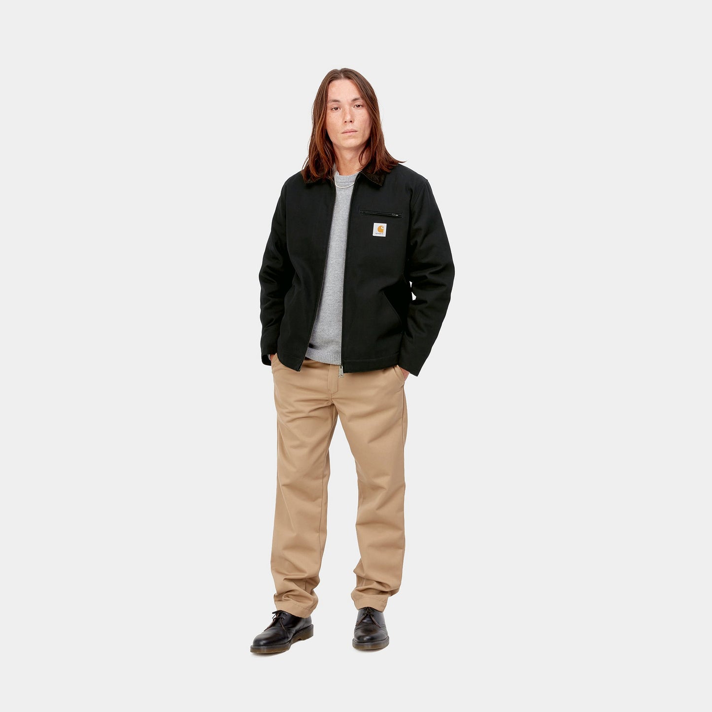 Detroit Jacket - Black/Black Rigid