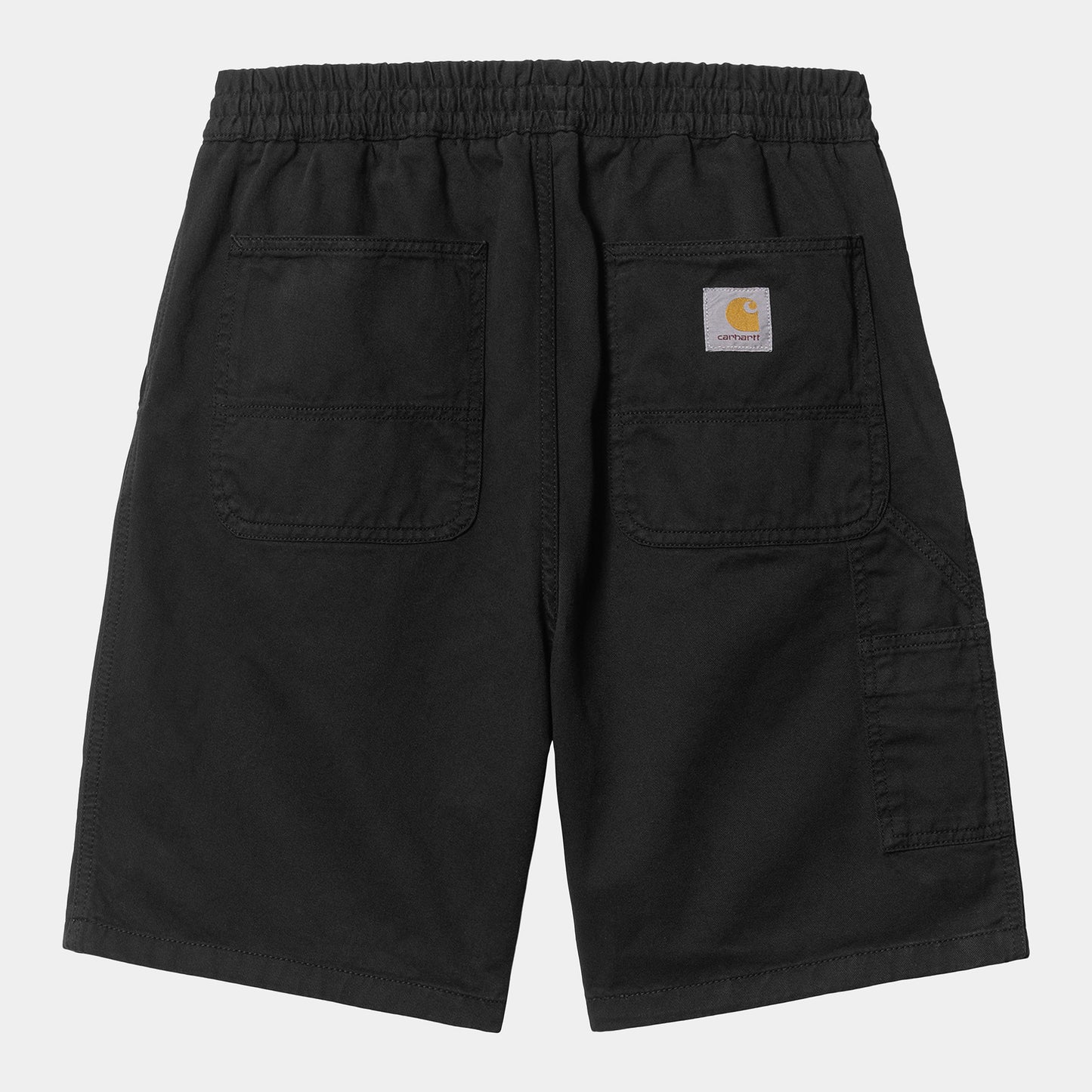 Flint Short - Black (Garment Dyed)
