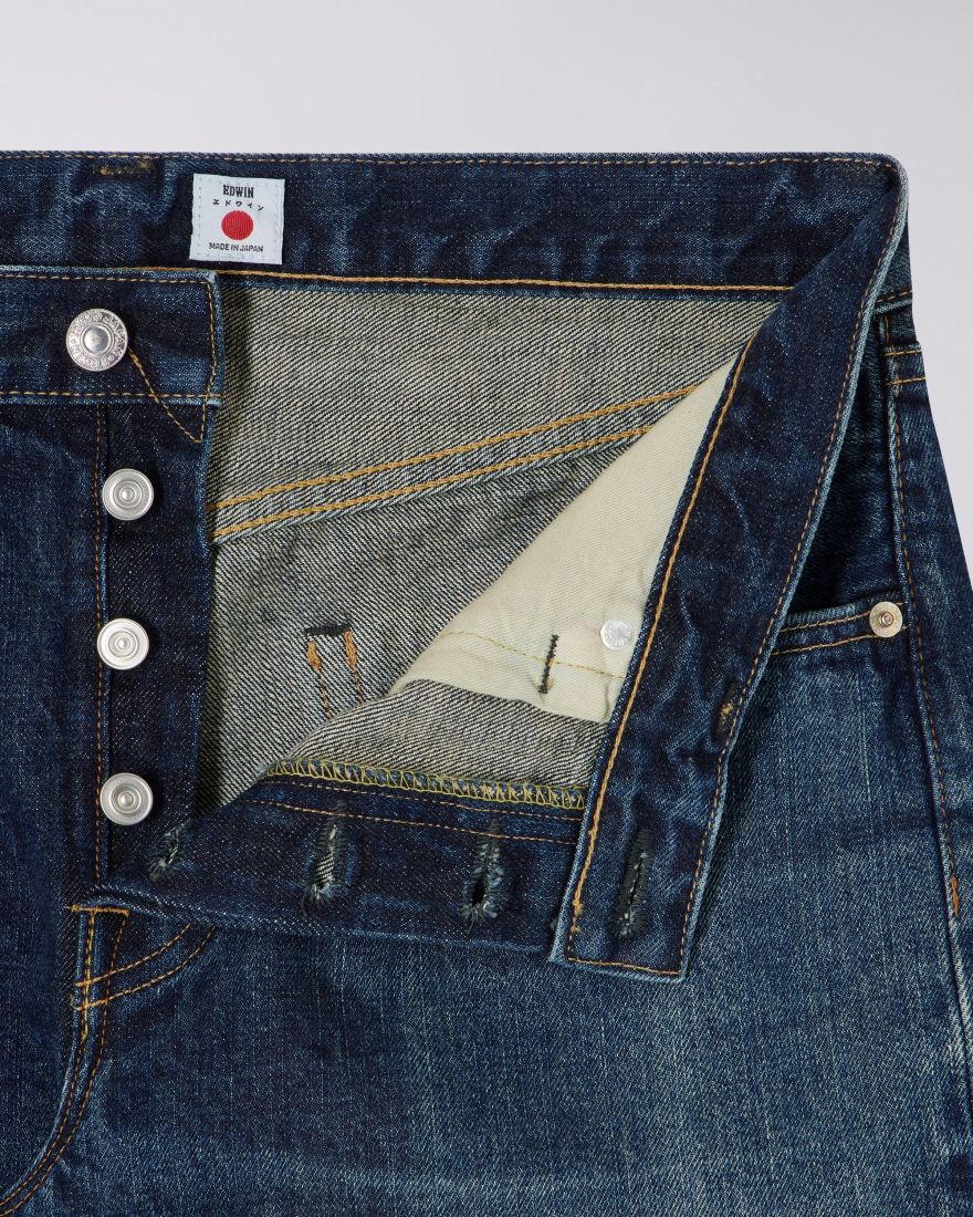 Regular Taper Kurabo Red Selvedge - Blue Dark Used