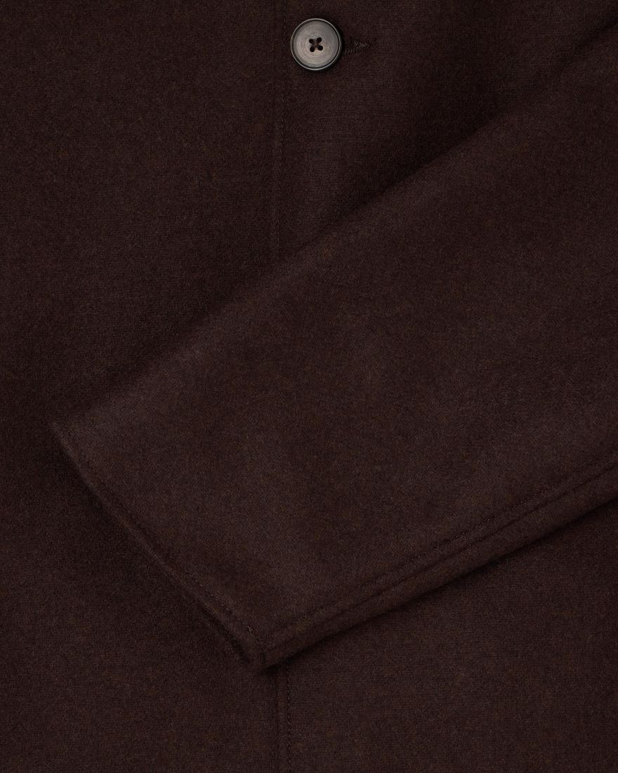 Mac Wool Coat - Dark Brown