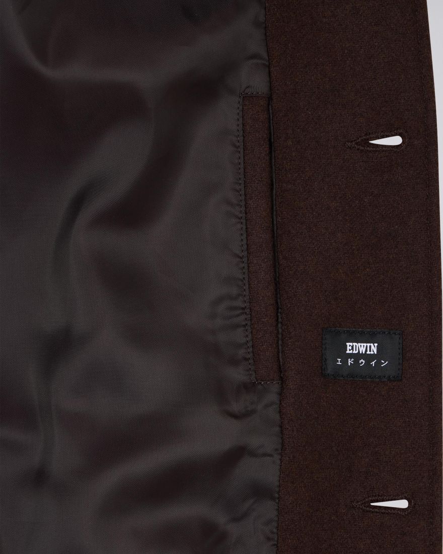 Mac Wool Coat - Dark Brown