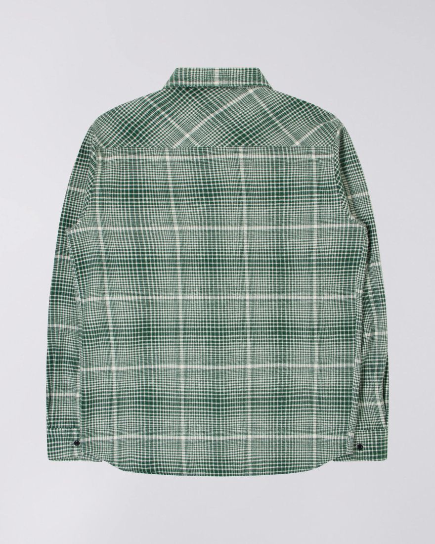 Millenium Shirt LS - Green-White