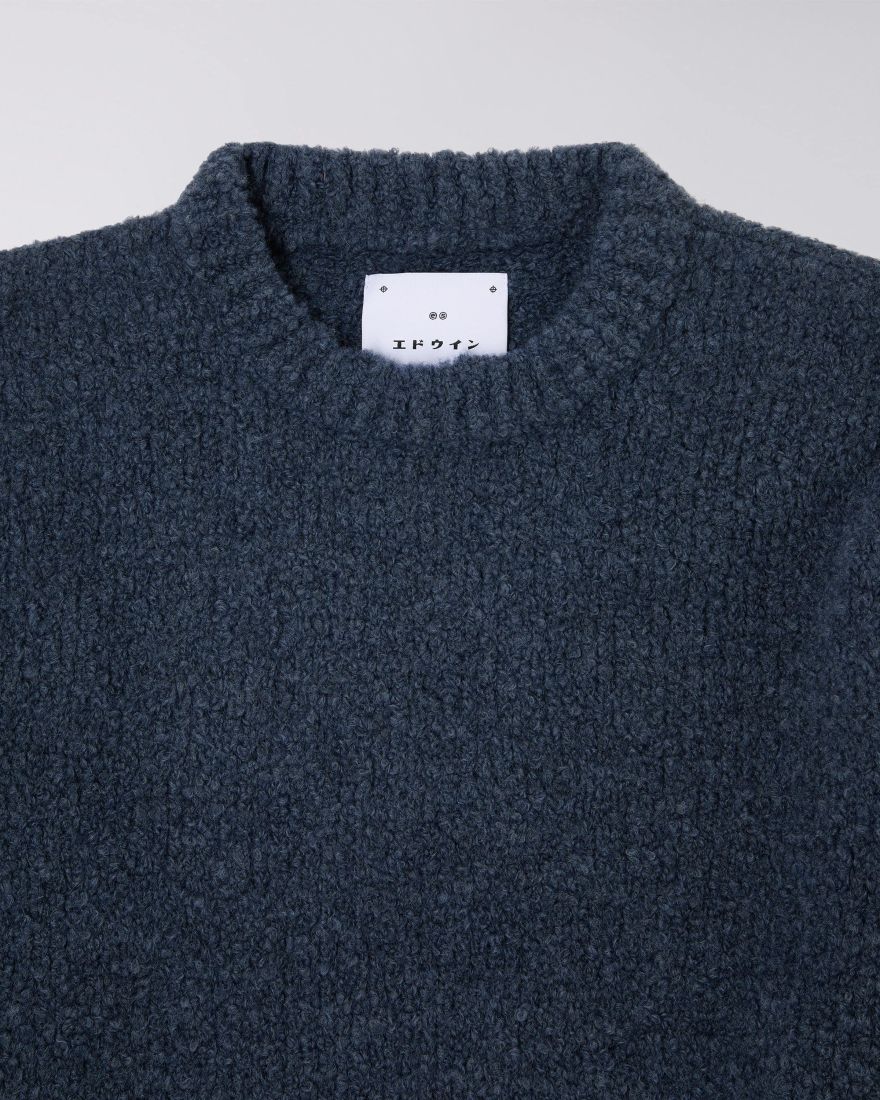 Dun Textured Sweater - Ink