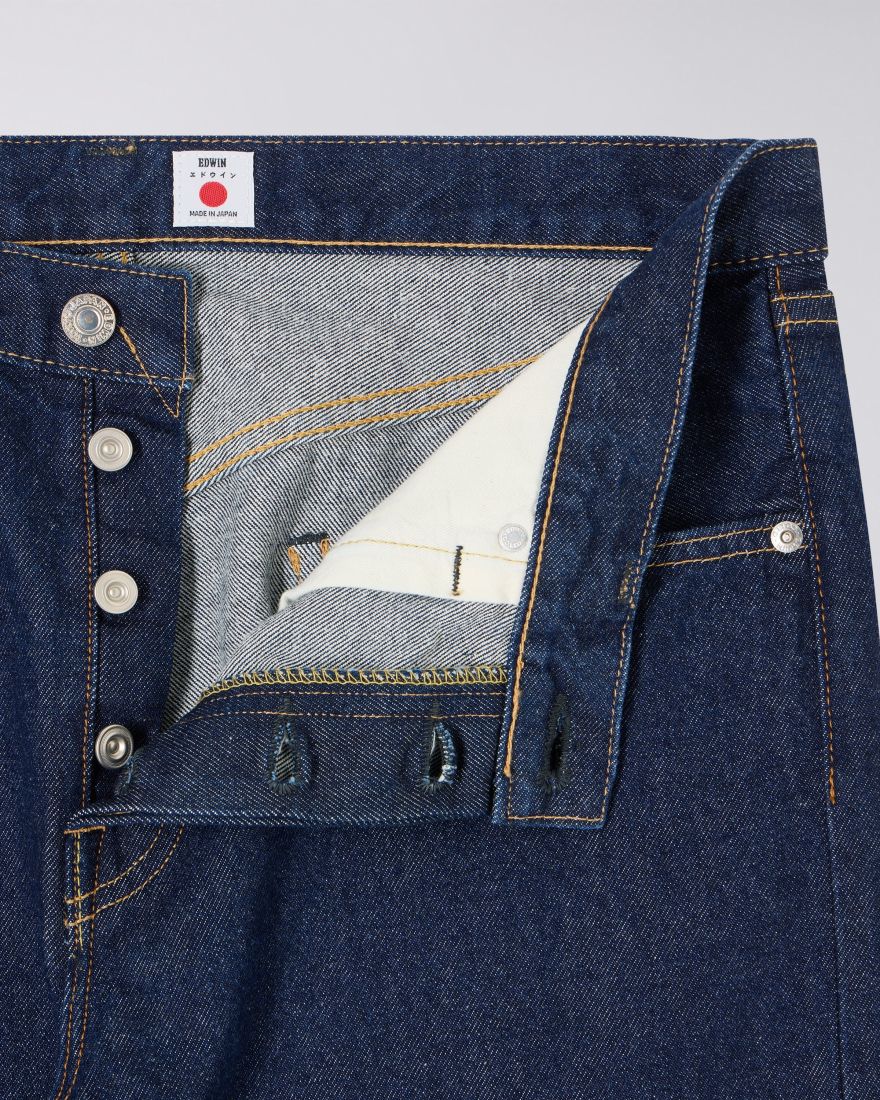 Slim Taper Kaihara Indigo Openended Denim - Blue Rinsed