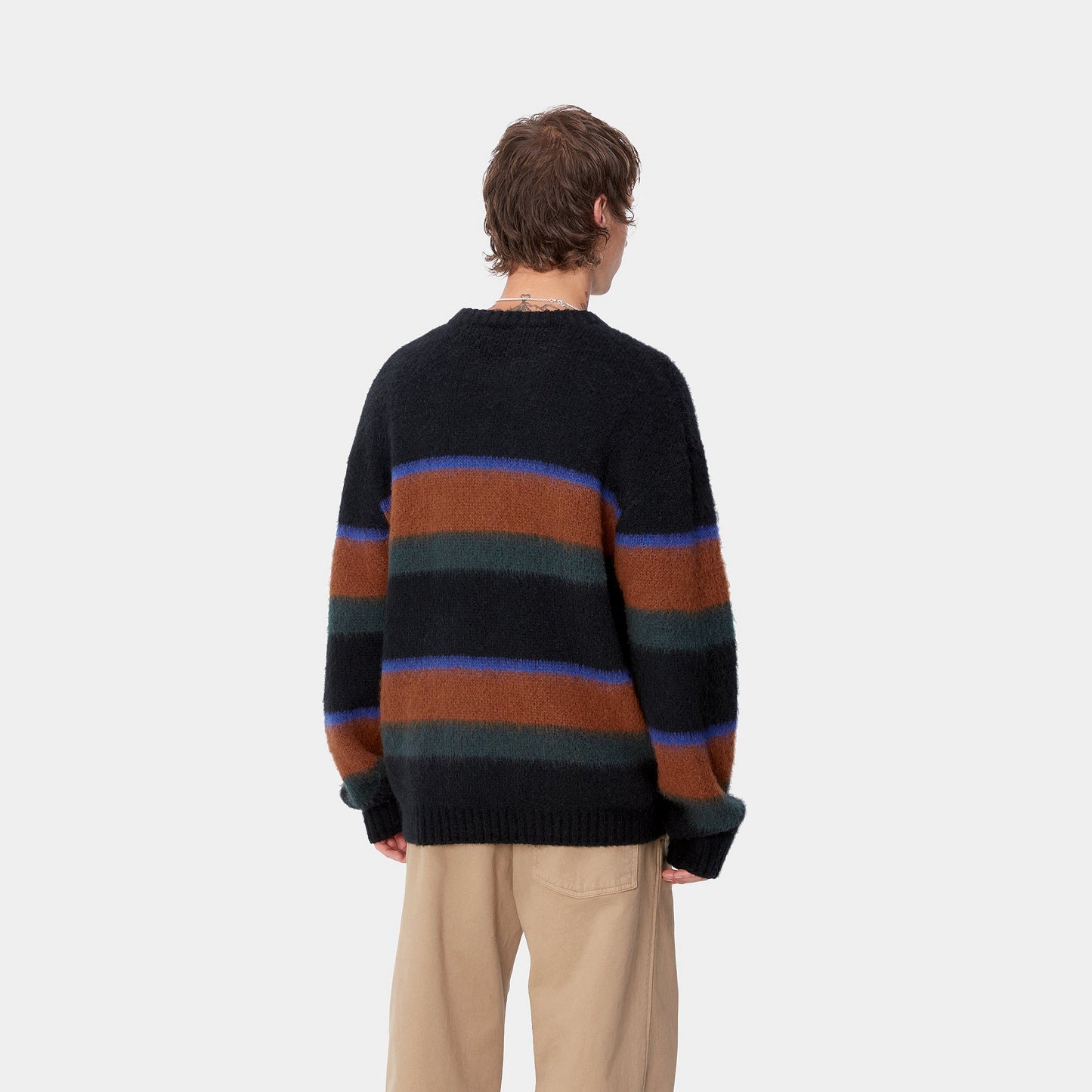 Merton Sweater - Sundling Stripe Hamilton Brown