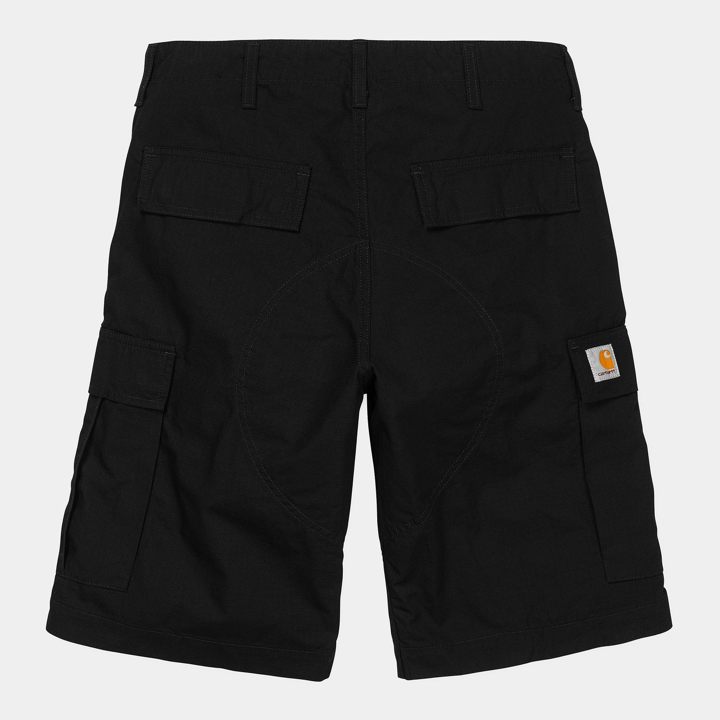 Regular Cargo Short - Black Rinsed