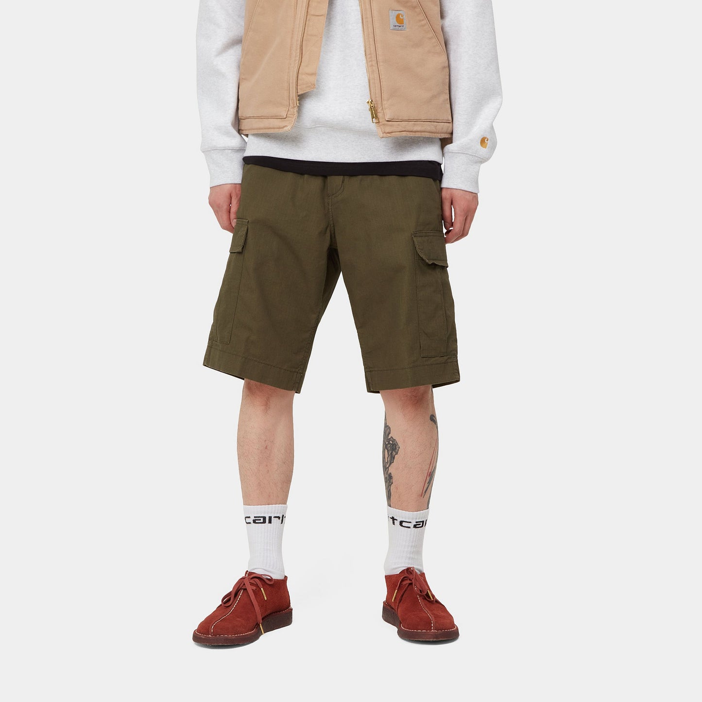 Regular Cargo Short - Cypress Rinsed