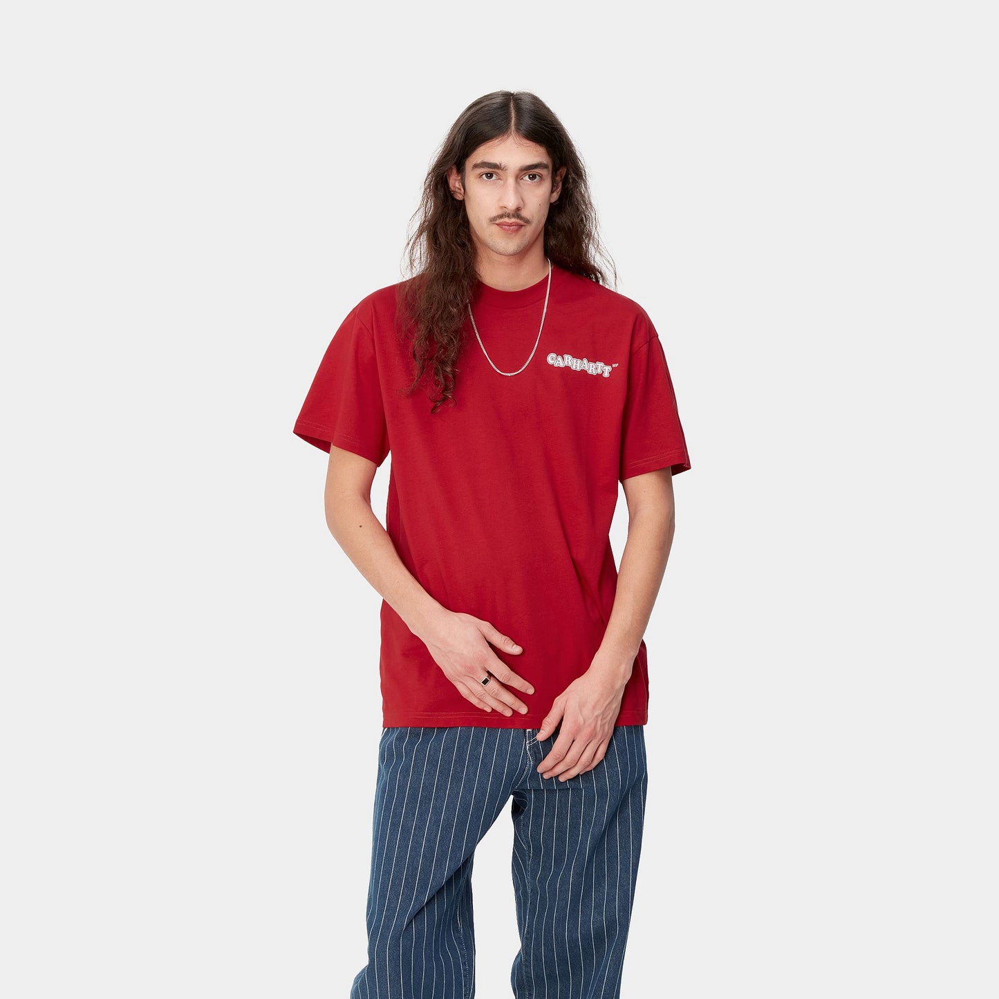 S/S Fast Food T-Shirt - Samba/White