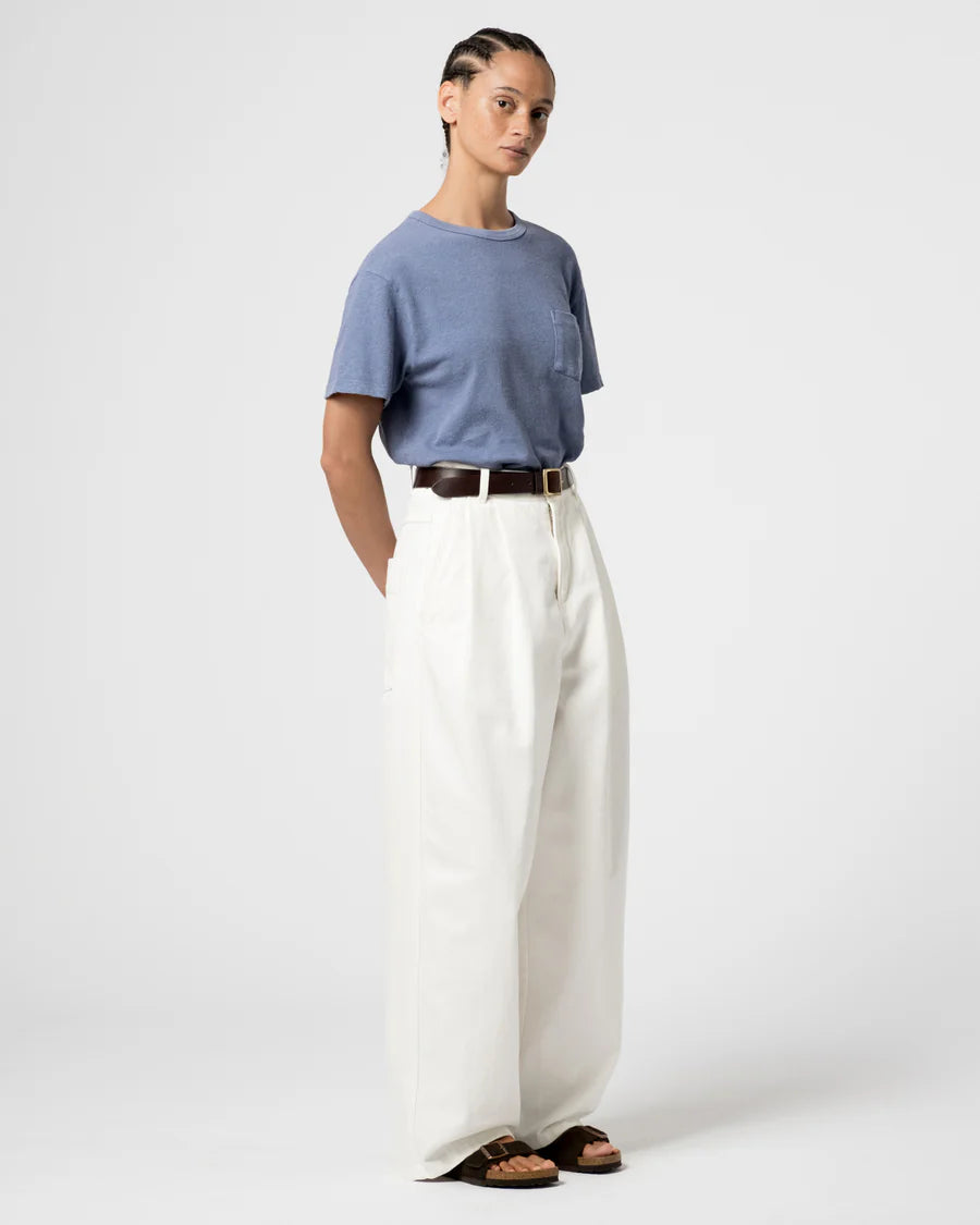 Consul Pants - Denim - White