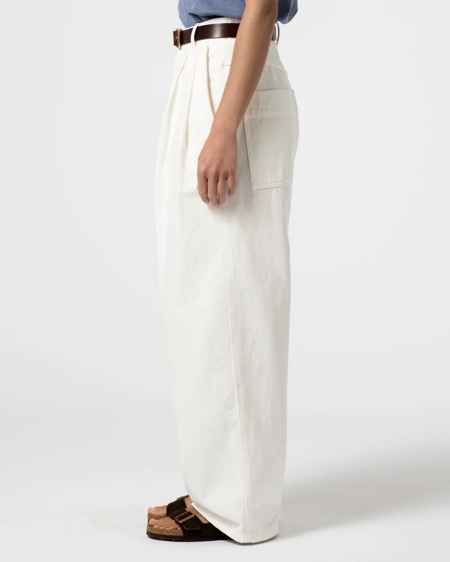 Consul Pants - Denim - White
