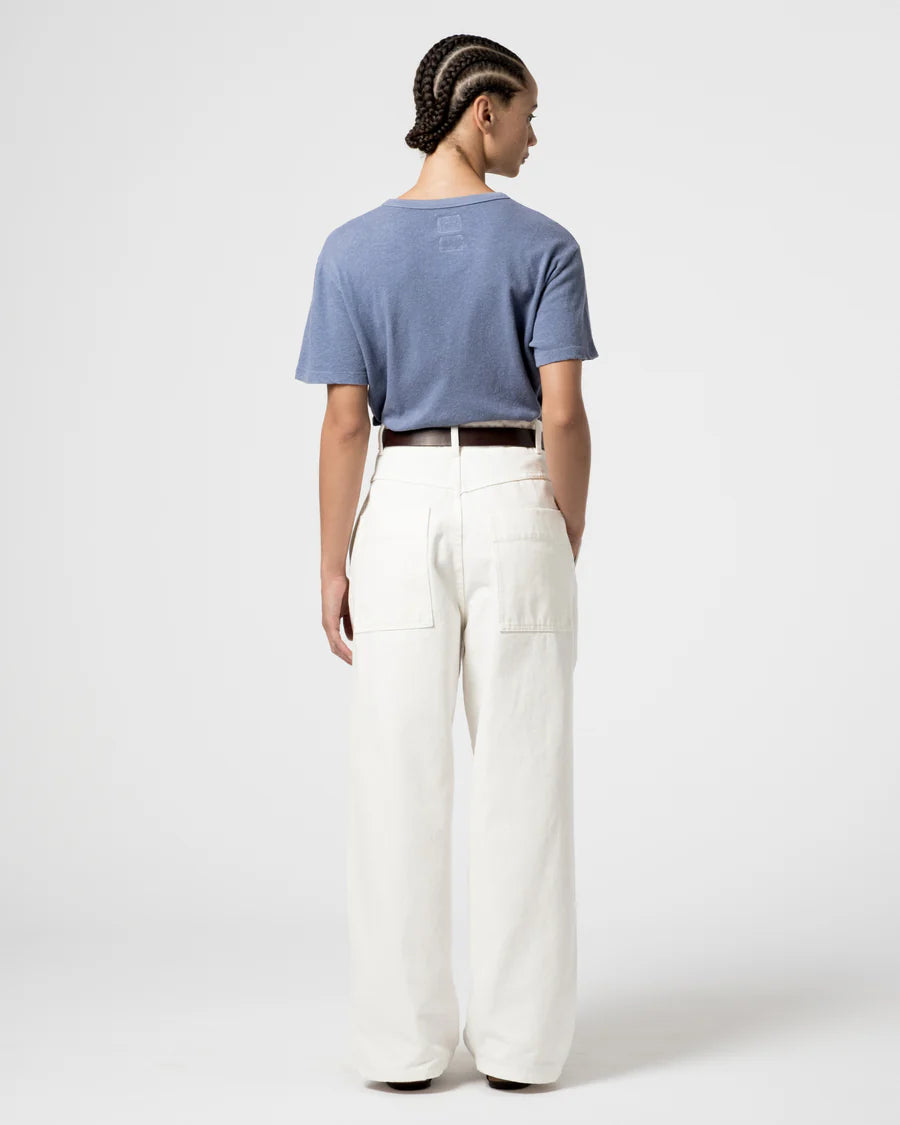 Consul Pants - Denim - White