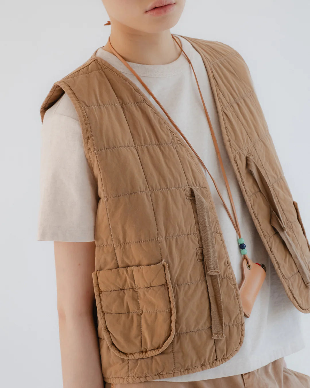 Life Vest - Cotton Quilt - Almond
