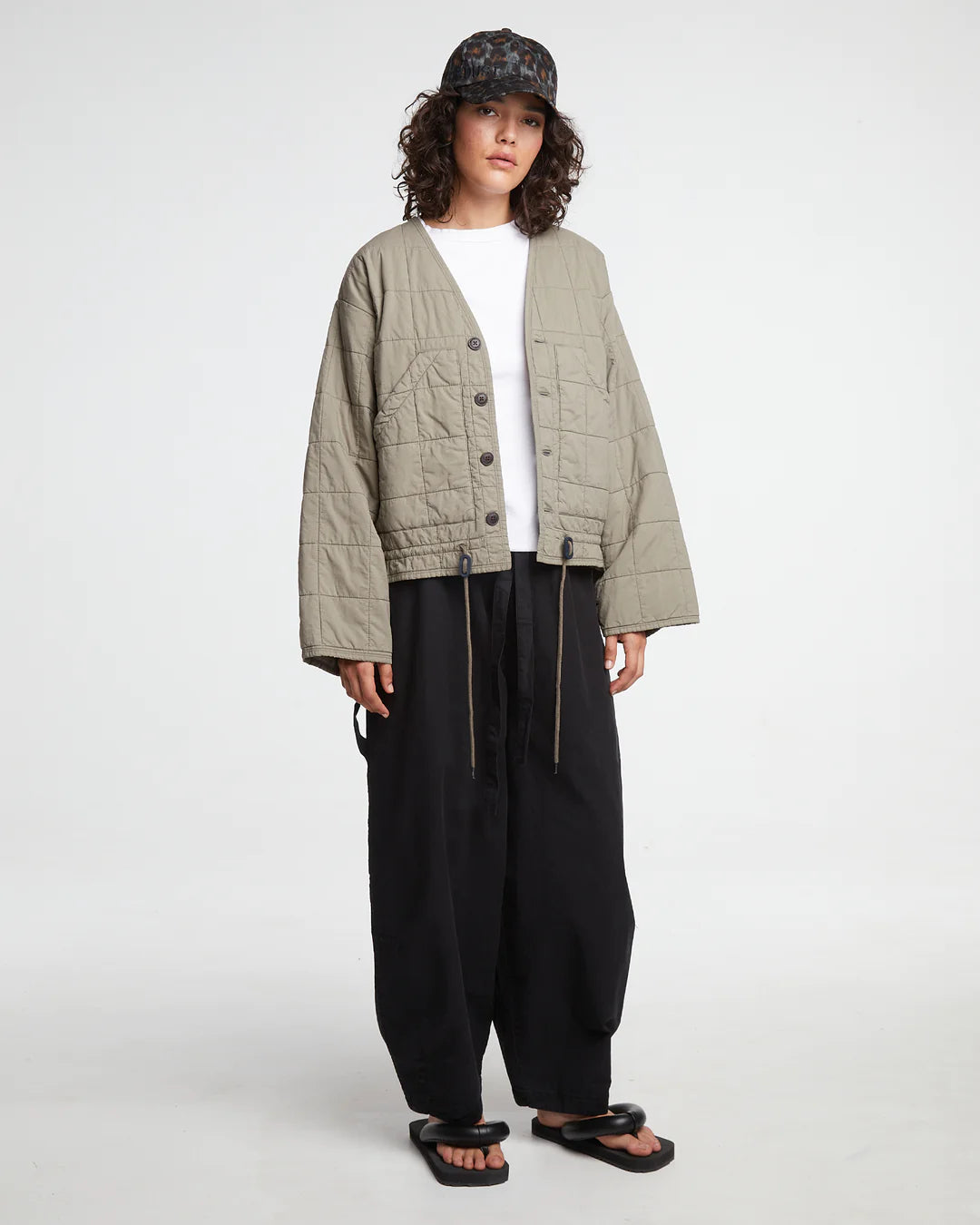 Sultan Pant Cotton Linen - Black