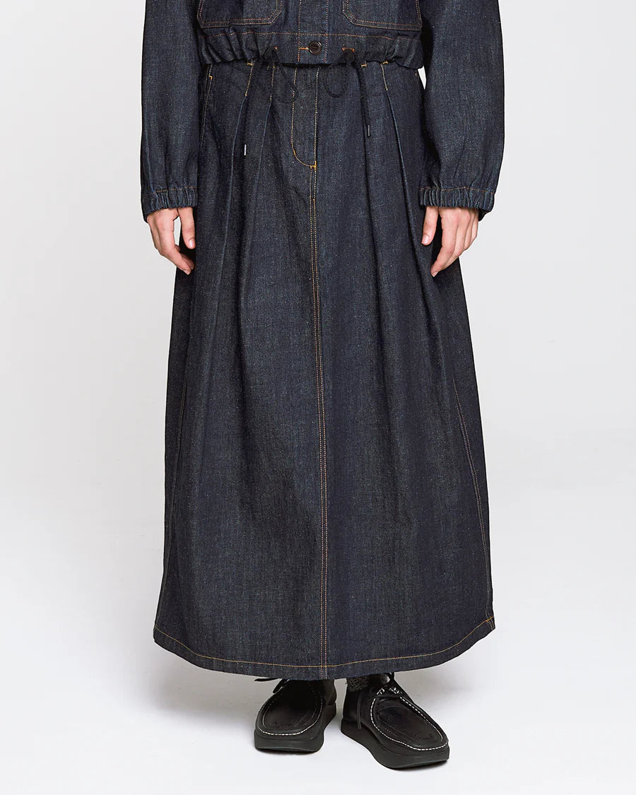 Bulb skirt Hemp Denim - Indigo