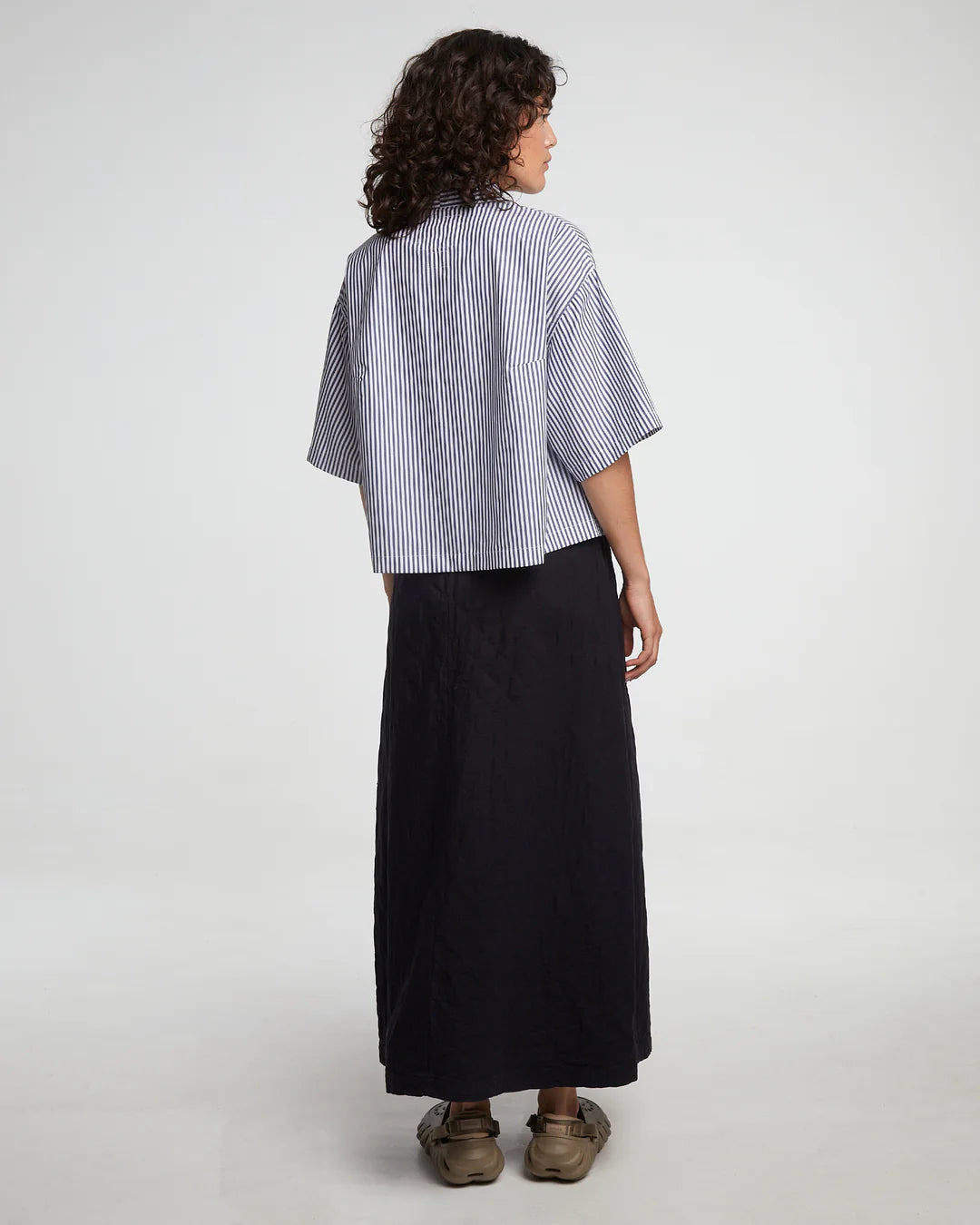 Tulip Skirt - Mighty Cotton - Dark Navy