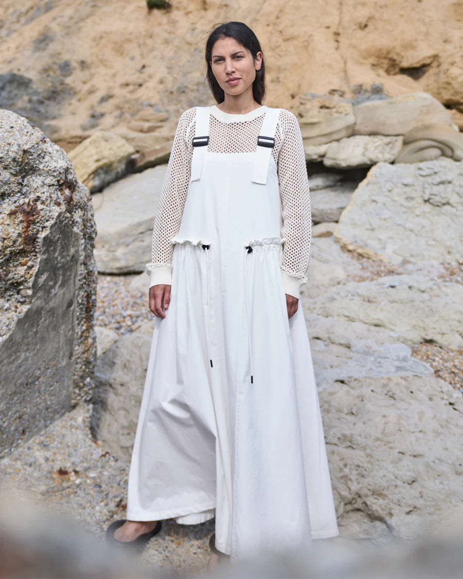 Sun Dress Light Cotton Drill - Milk