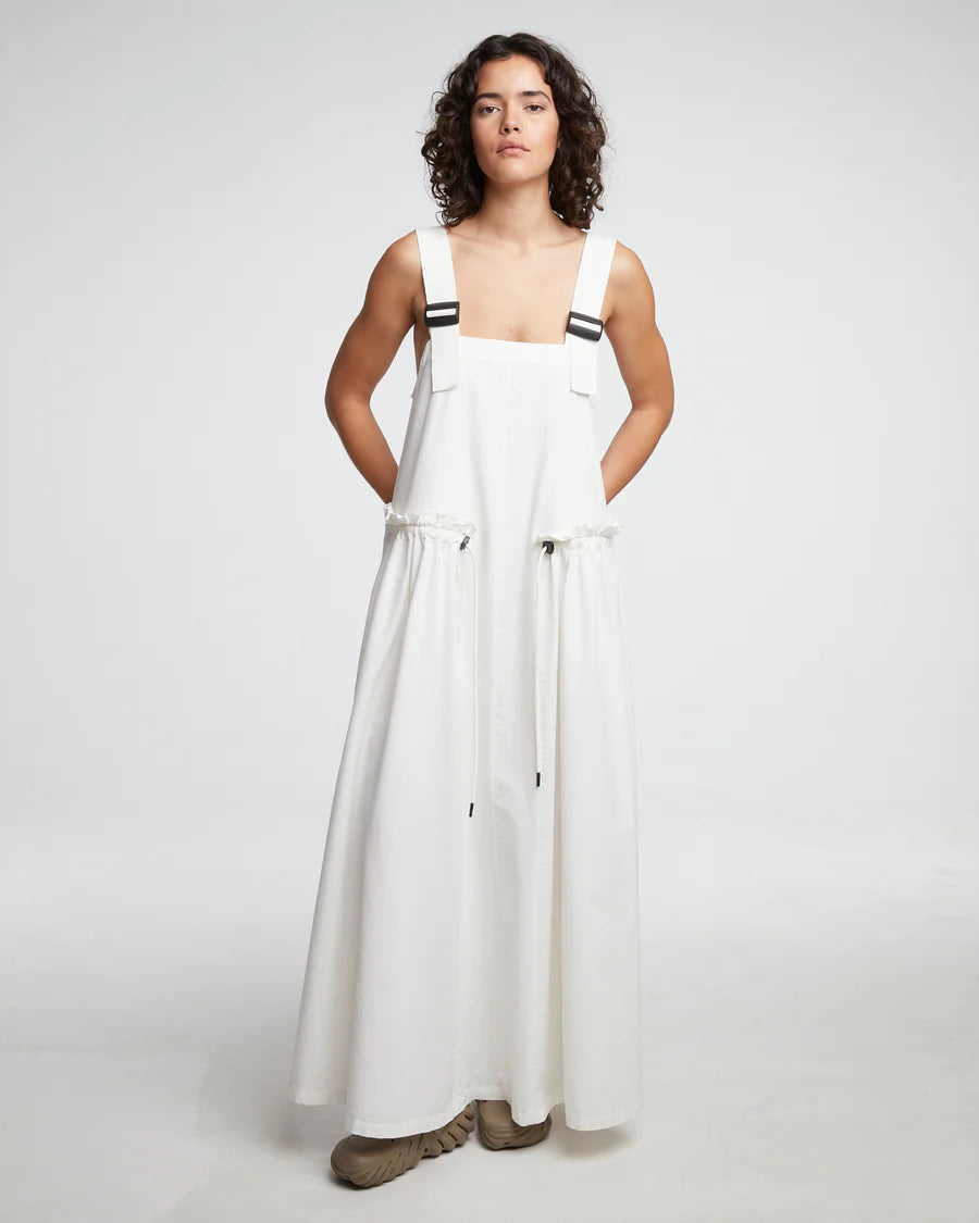 Sun Dress Light Cotton Drill - Milk