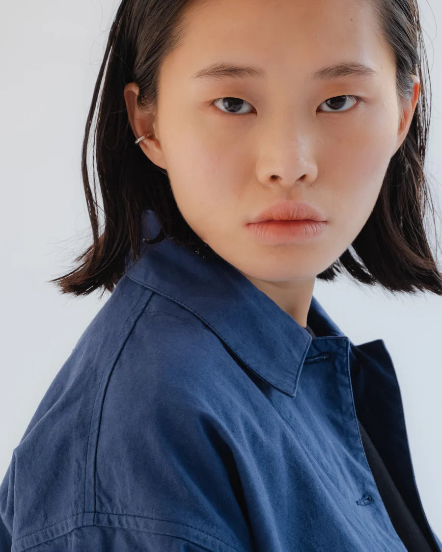Artisan Shirt - Cotton Linen - Infinity Blue
