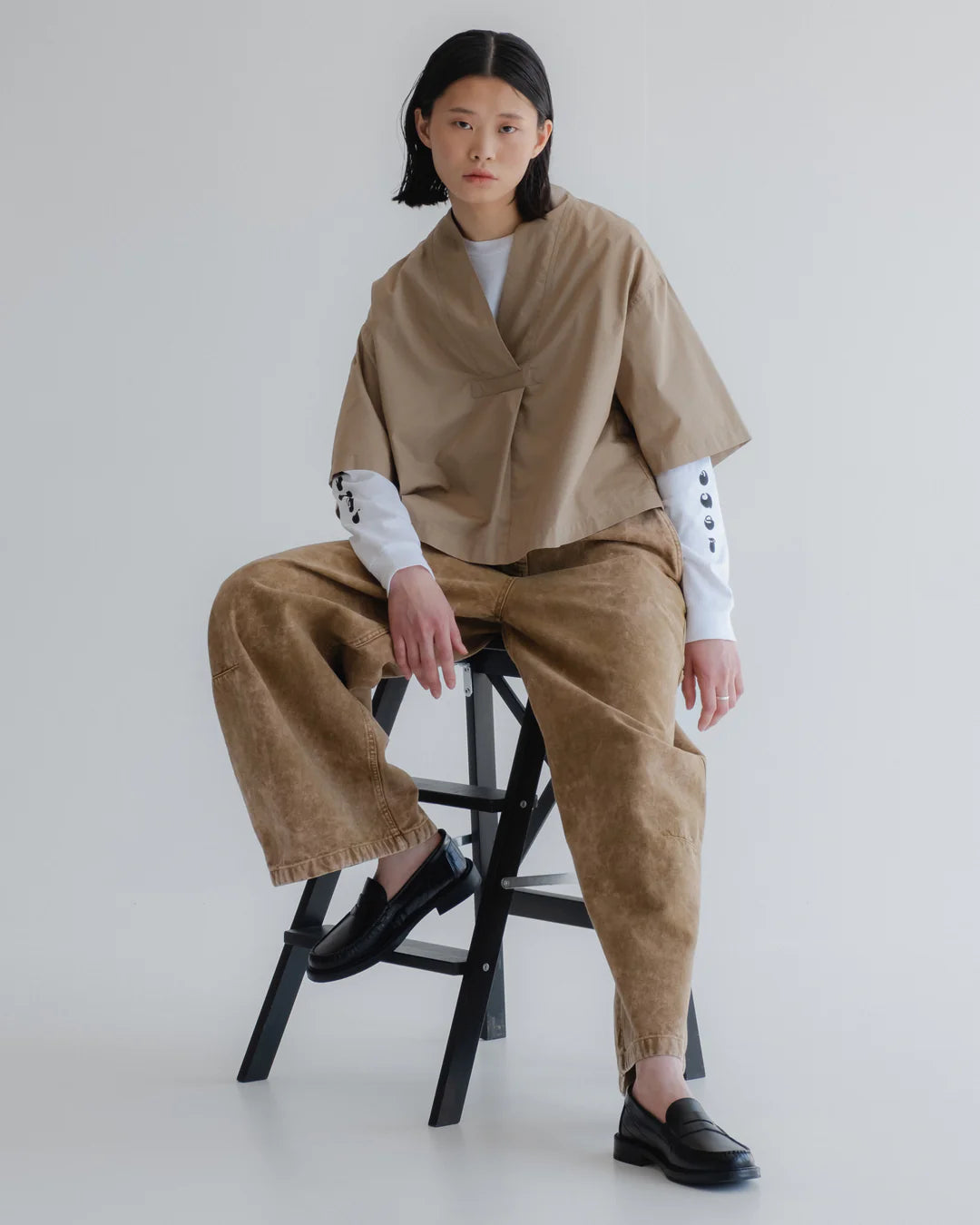 Toku Top - Poplin - Nomad