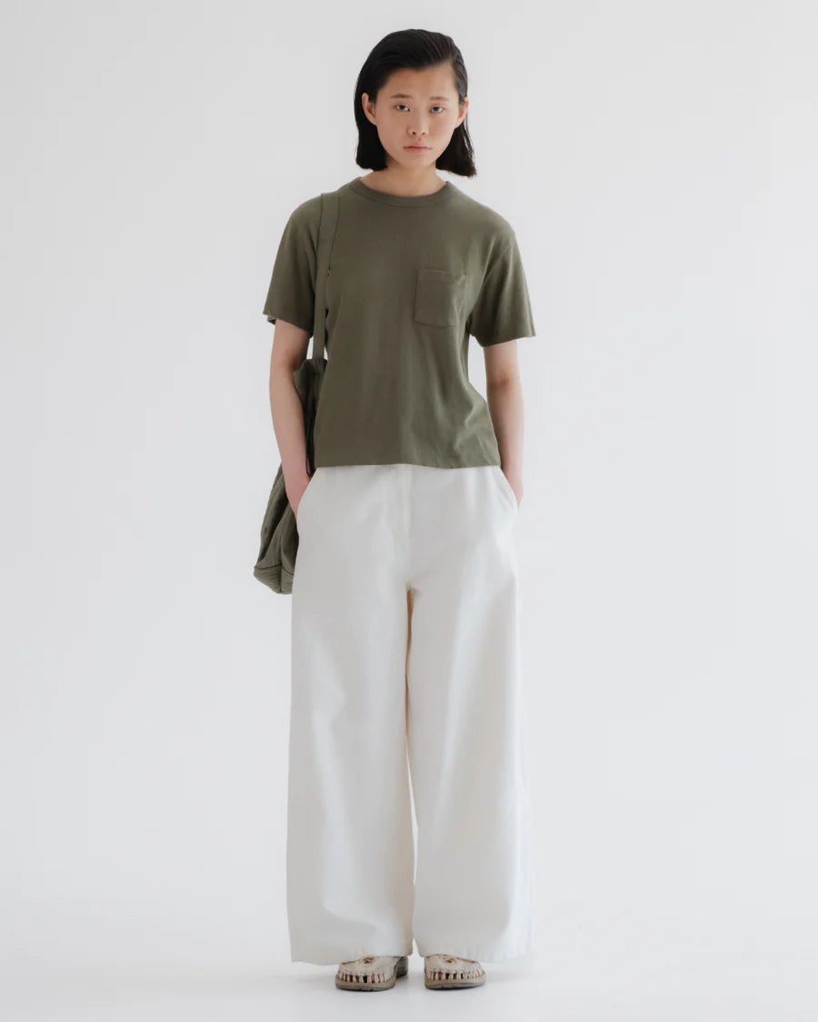Pocket T - Cotton Hemp - Litchen