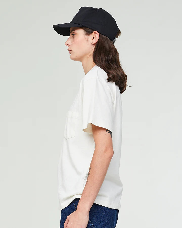 Pocket T - Cotton Hemp - Milk