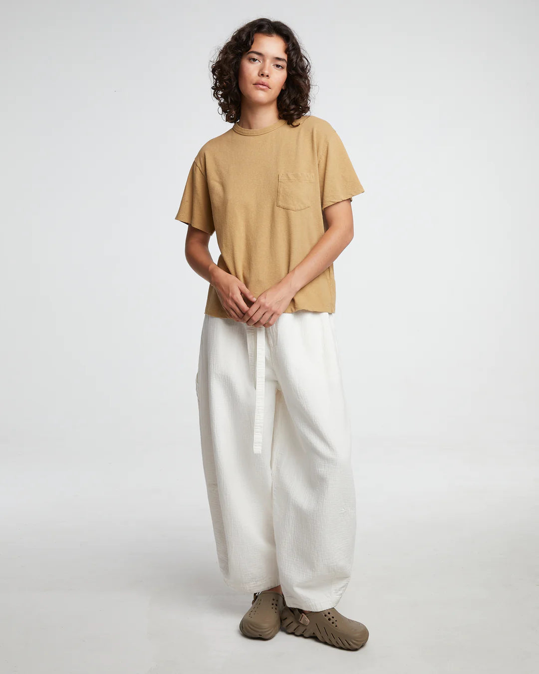 Pocket T - Cotton Hemp - Tan