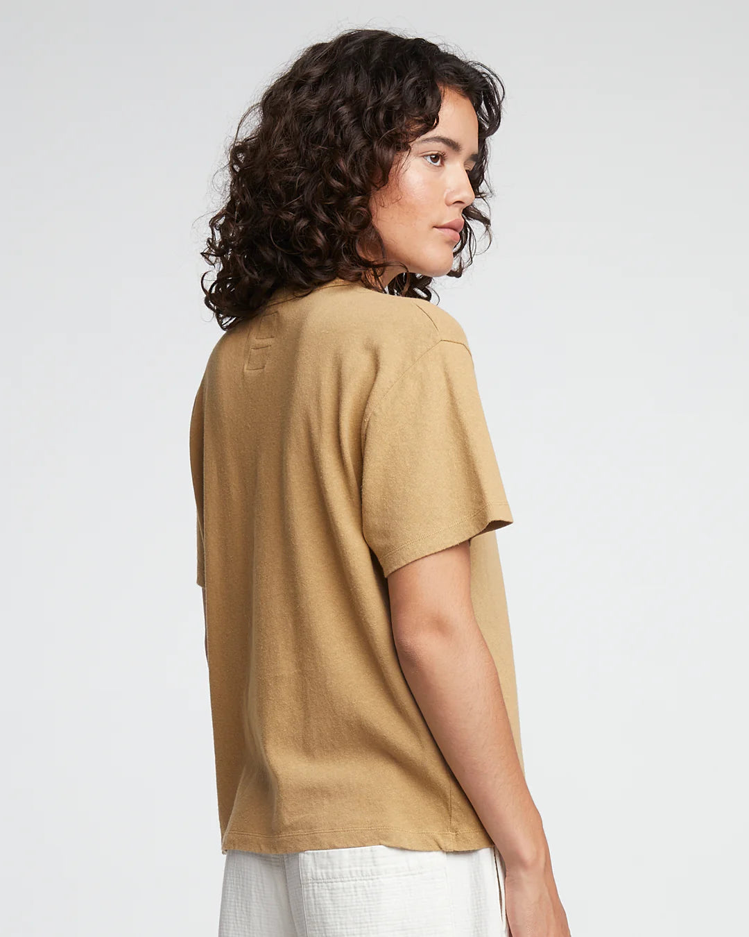 Pocket T - Cotton Hemp - Tan