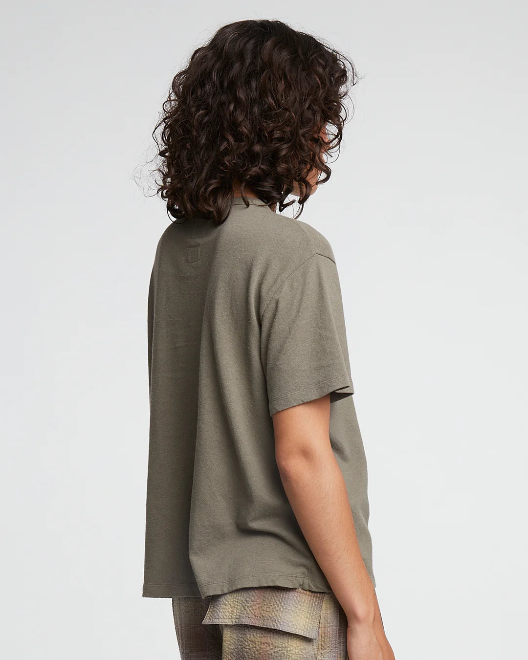 Pocket T - Cotton Hemp - Cobblestone
