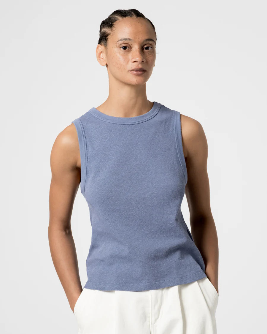 Johnny Top - Cotton Hemp - Riviera Blue
