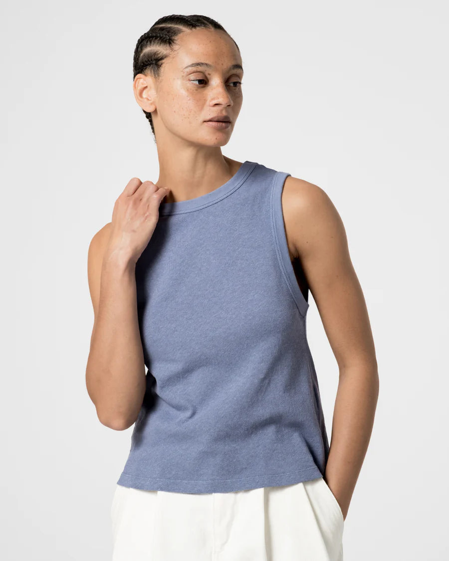 Johnny Top - Cotton Hemp - Riviera Blue
