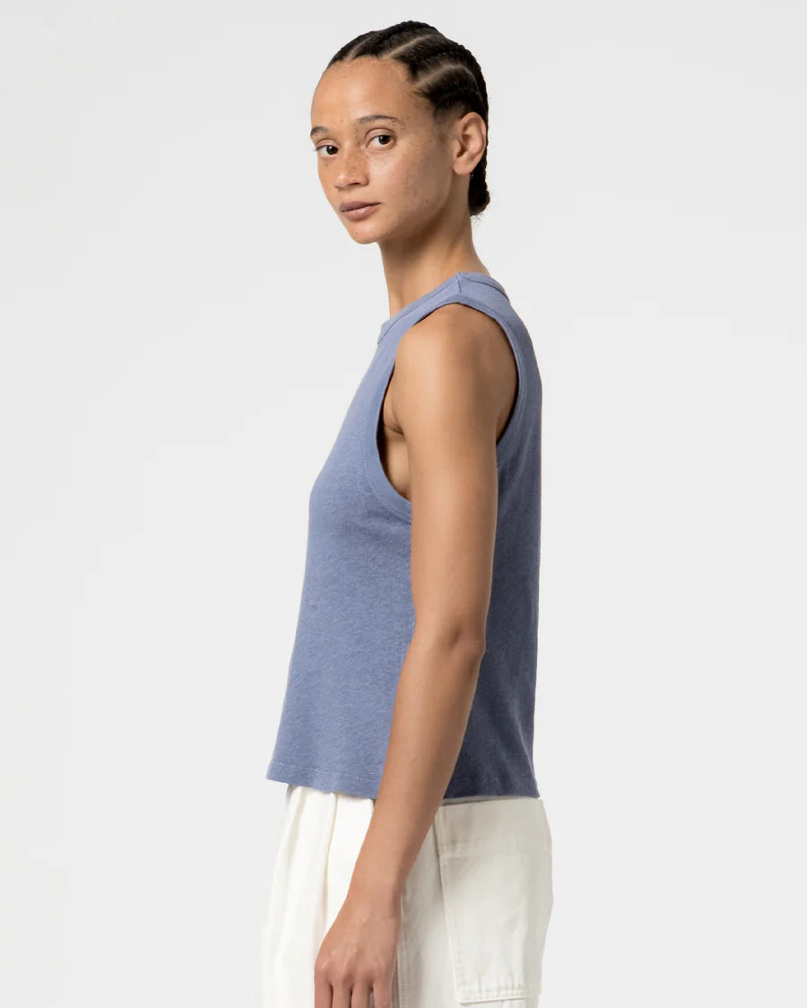 Johnny Top - Cotton Hemp - Riviera Blue