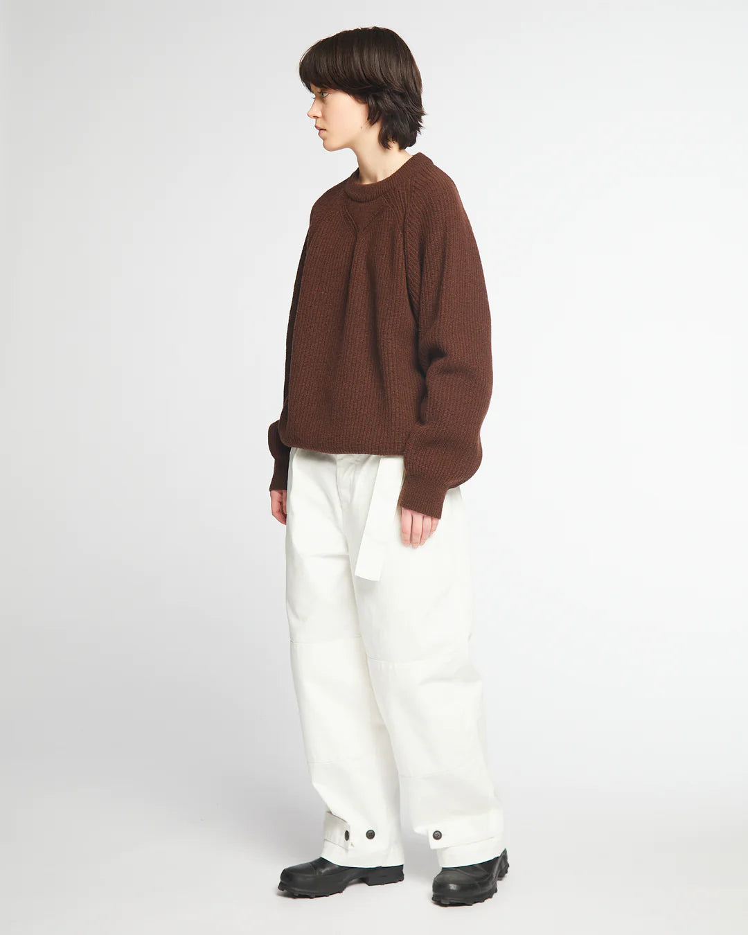 Crew Neck Sweater - Bison