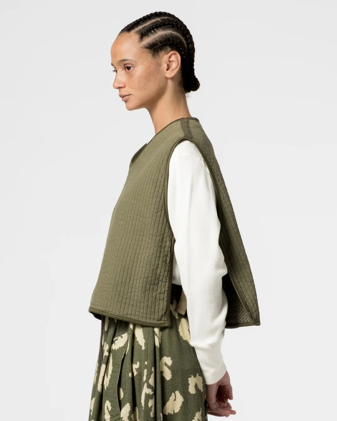 Vee Vest - Armour Cotton - Litchen