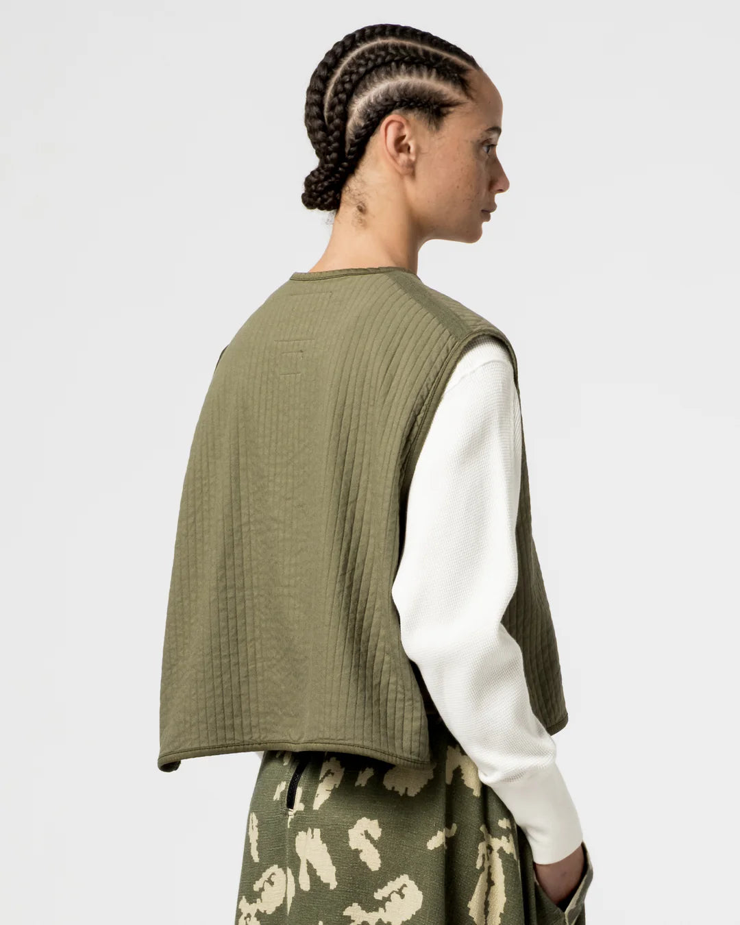 Vee Vest - Armour Cotton - Litchen