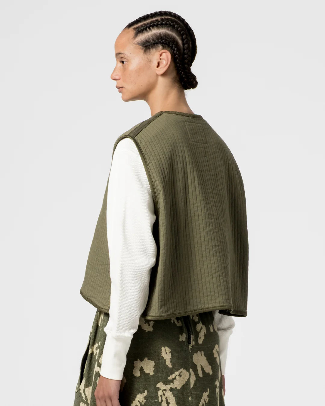 Vee Vest - Armour Cotton - Litchen
