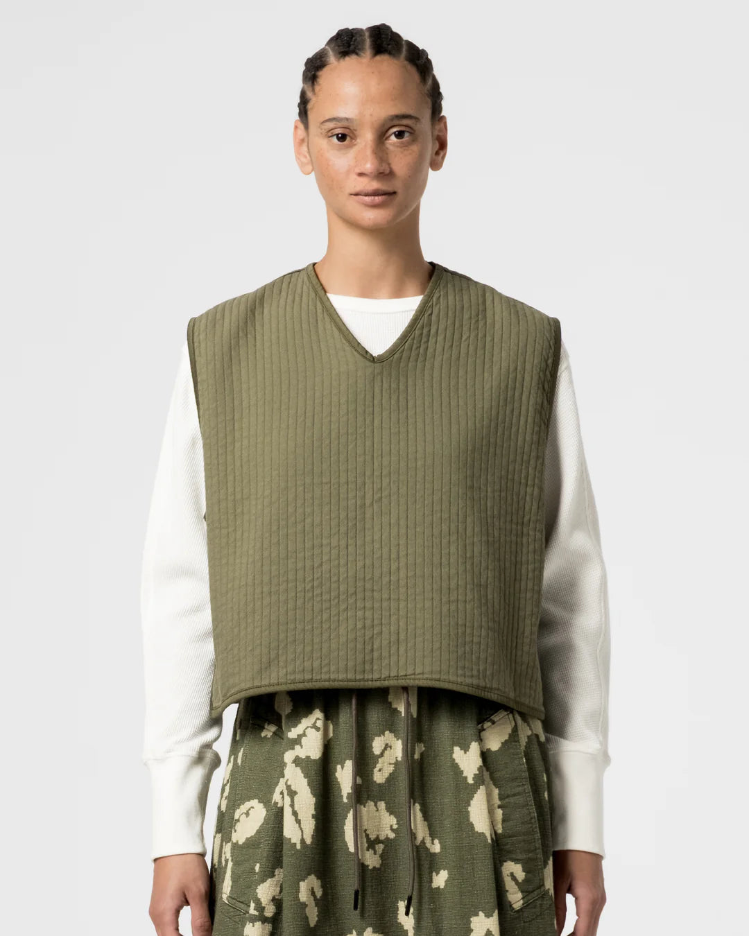 Vee Vest - Armour Cotton - Litchen
