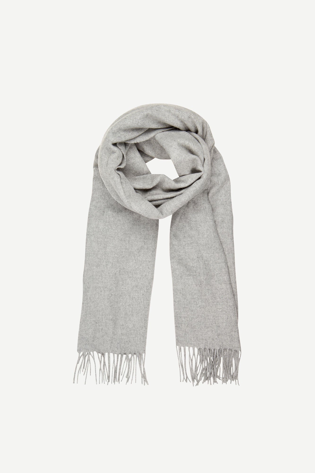 Accola Maxi Scarf - Grey Melange